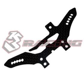 3 Racing SAK-F50 FF 2014 Yoga Graphite Front Shock Tower (Three Racing)