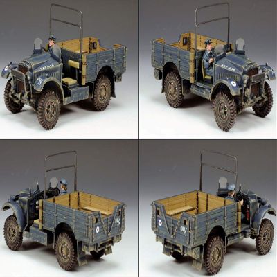 King & Country Royal Air Force RAF037 Morris CS8 British 15CWT Truck 1:30 Scale Mixed Media