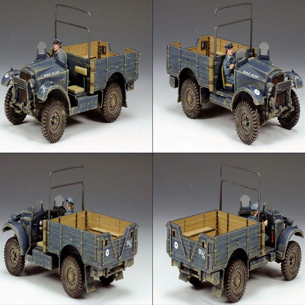 King & Country Royal Air Force RAF037 Morris CS8 British 15CWT Truck 1:30 Scale Mixed Media