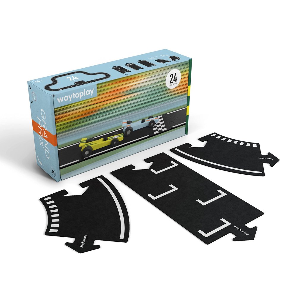 Grandprix Flexible Toy Road Set (Race Edition). The Original, Made in Europe.