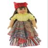 American Fashion World Esmeralda Gypsy Dress Set for 18-Inch Dolls |Head Scarf Included | Premium Quality & Trendy Design | Dolls Clothes | Outfit Fashions for Dolls for Popular Brands view 2