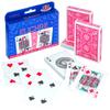 Brybelly Euchre Card Game - 2 Specialty Decks Pre-Stripped for Classic American Euchre or 6-Player Variant - Custom Bower Jacks & Blank Counter Cards Included view 1