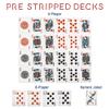 Brybelly Euchre Card Game - 2 Specialty Decks Pre-Stripped for Classic American Euchre or 6-Player Variant - Custom Bower Jacks & Blank Counter Cards Included view 2