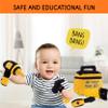 Talking Plush Set for Toddlers | Includes Cuddly Hammer, Handsaw, Screwdriver, Hand Drill, & Zippered Tool Box with Cool Sounds | Soft Plush Toys Made from Durable & Hypoallergenic Fabric view 3