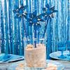 Blue and Silver Pinwheels (Bulk Set of 36) Great for Parties and Awareness Decor, Great for Child Abuse Awareness Month view 3