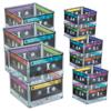 80's Cassette Tape Bucket Centerpieces (set of 6) 80s Party Supplies and 90's Theme Parties view 1