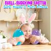 Large Easter Eggs, set of 12, each fillable plastic egg is 7 inch long - X Large Easter Party Supplies view 4