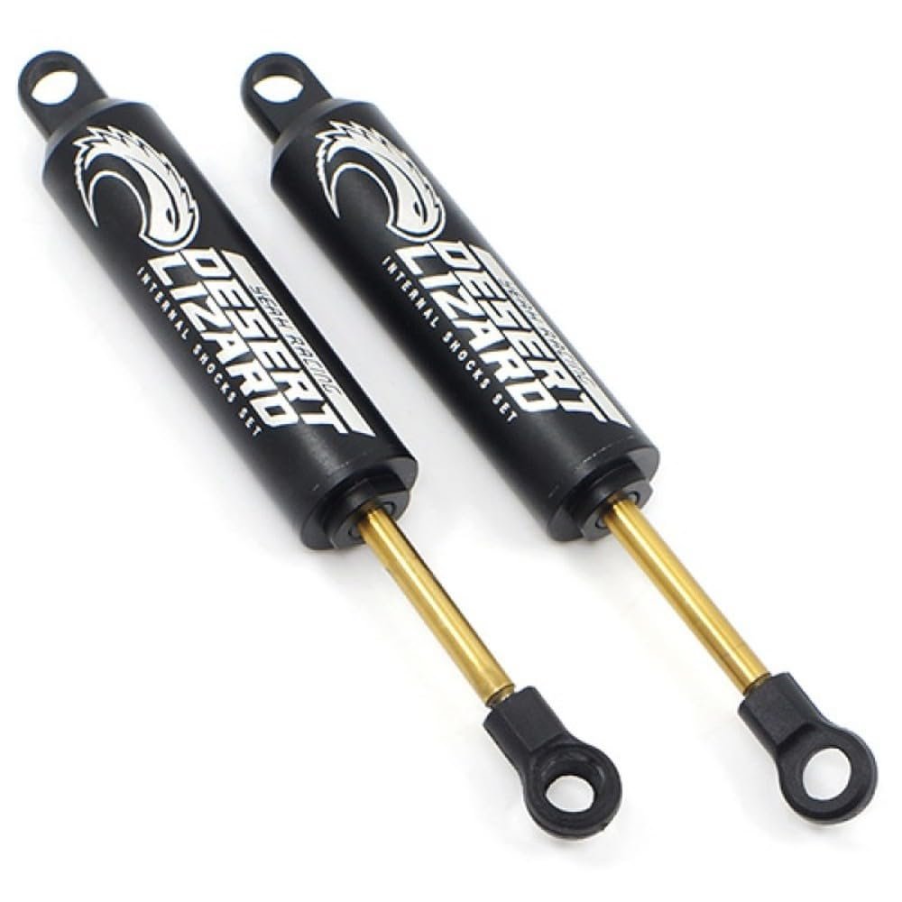 Yeah Racing 120mm Desert Lizard Two Stage Internal Spring Damper Pair Black for Crawler
