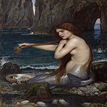 Mermaids - Fantasy Art and Illustrations - 40 Trading Cards Set