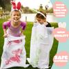 JOYIN 12PCS Easter Potato Sack Race Jumping Bags 24 * 40 with Bunny Ears Headbands for All Ages Kids Easter Theme Party Favor, Easter Eggs Hunt Game Activities,Easter Party Supplies, Party Games view 2