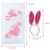 JOYIN 12PCS Easter Potato Sack Race Jumping Bags 24 * 40 with Bunny Ears Headbands for All Ages Kids Easter Theme Party Favor, Easter Eggs Hunt Game Activities,Easter Party Supplies, Party Games view 3