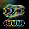 JOYIN 300 Pack Glow Sticks, 100ct 22'' Necklaces and 200 Pcs 8" Glow Sticks Bulk with 300 Pcs Connectors, Bright in The Dark Party Supplies, Neon Light Up, Halloween Party Favors view 1