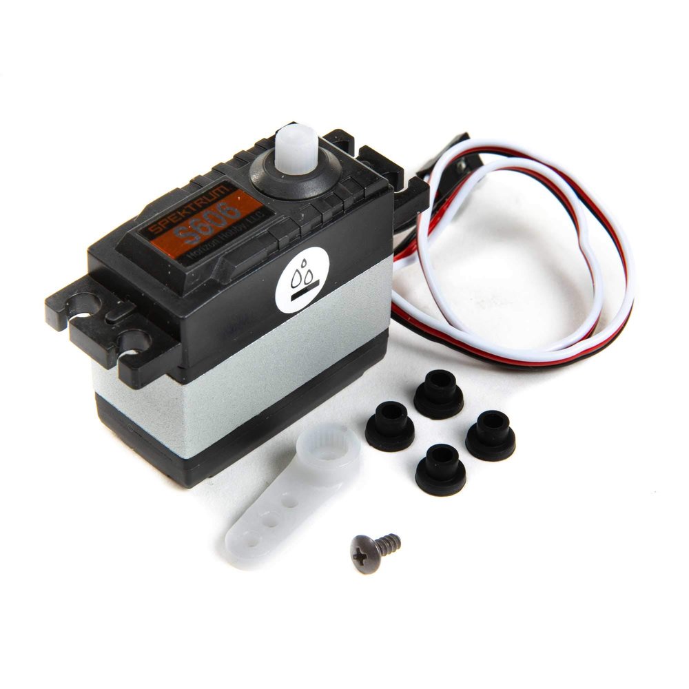Spektrum S606 Standard Waterproof Surface Servo, SPMS606 Medium