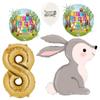 Ultimate Woodland Bunny Rabbit 8th Birthday Party Event Bouquet of Balloons view 1