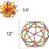 4E's Novelty Expandable Breathing Ball Sphere - Breathing Visual, Fidget Toys Expands from 6 to 12" Expanding Sphere for Kids & Adult view 4