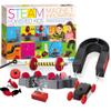 4M - STEAM Magnet Exploration - Hands-On Science Kit with Magnetic Toys Experiments for Kids Ages 5+ - Includes Magnet Toys Wand, U-Shaped Magnet, Racers, Yacht & More - Educational STEM Toy Gift view 1