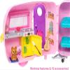 Barbie Club Chelsea Toy Car & Camper Playset, Blonde Chelsea Small Doll, Puppy & 10+ Accessories, Unhitch & Open for Campsite view 3