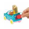 Barbie Club Chelsea Toy Car & Camper Playset, Blonde Chelsea Small Doll, Puppy & 10+ Accessories, Unhitch & Open for Campsite view 4