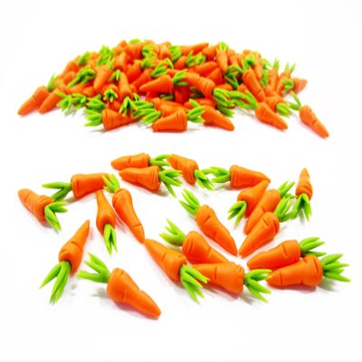 Dollhouse Food Accessories Lot 100 Easter Carrot Vegetable Miniature 1:12 15138
