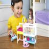 Barbie Skipper Babysitters Inc Dolls & Playset, Nap 'n Nurture Nursery, Skipper Doll, Baby Doll, Crib & 10+ Accessories, Working Toy Bouncer view 2