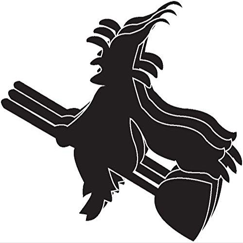 Die-Cut Magnetic - Small Single Color Witch