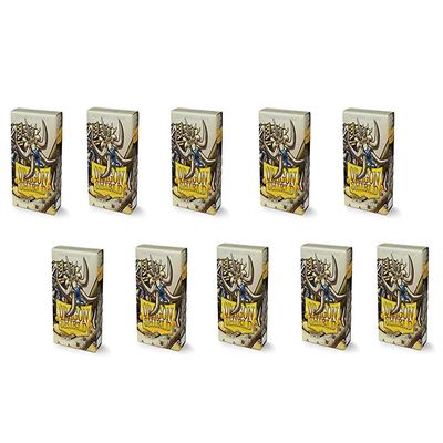 10 Packs Dragon Shield Matte Mini Japanese Ivory 60 ct Card Sleeves Display Case