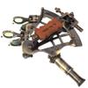 Nautical Sextant J.Scott London Vintage Brass Antique Sextants with Box Educational Calibrated Navigational Instrument 5" inch view 4