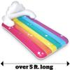 BigMouth Inc. Giant Rainbow Lounge Pool Float, Thick Vinyl Raft with Cup Holder, Fun Pool Party Floaties, Holds 200 Pounds and Includes Patch Kit view 2