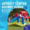 BANZAI 2-in-1 Ultimate Combo Pack (Aqua Sports Water Park & Climb 'N Bounce Clubhouse), Multi view 2