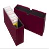 BCW Slotted Graded Card Storage Box | Holds 26 PSA, CSG, CGC, PCG Graded Slabs | Burgundy Cardstock Trading Card Box with Slots | Secure Storage for Sports Cards, Pokmon, TCG, Baseball, and More view 1