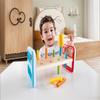 Hape Rainbow Pounder| Pounding Bench Wooden Toy with Hammer, Multicolor view 2
