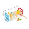Hape Rainbow Pounder| Pounding Bench Wooden Toy with Hammer, Multicolor view 4