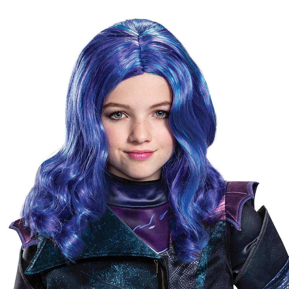 Disguise Descendants 3 Mal Wig Costume Accessory, Purple
