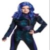 Disguise Descendants 3 Mal Wig Costume Accessory, Purple view 2