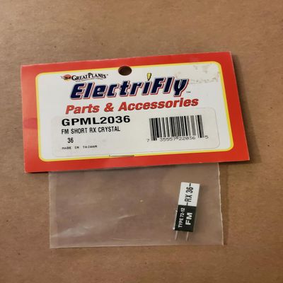 Great Planes Electrifly FM Shrt RX Crystal 36 72.510 GPML2036
