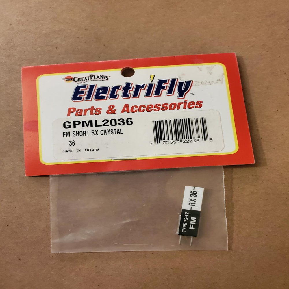 Great Planes Electrifly FM Shrt RX Crystal 36 72.510 GPML2036