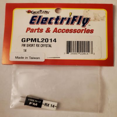 Great Planes Electrifly FM Short RX Crystal 14 72.070 GPML2014