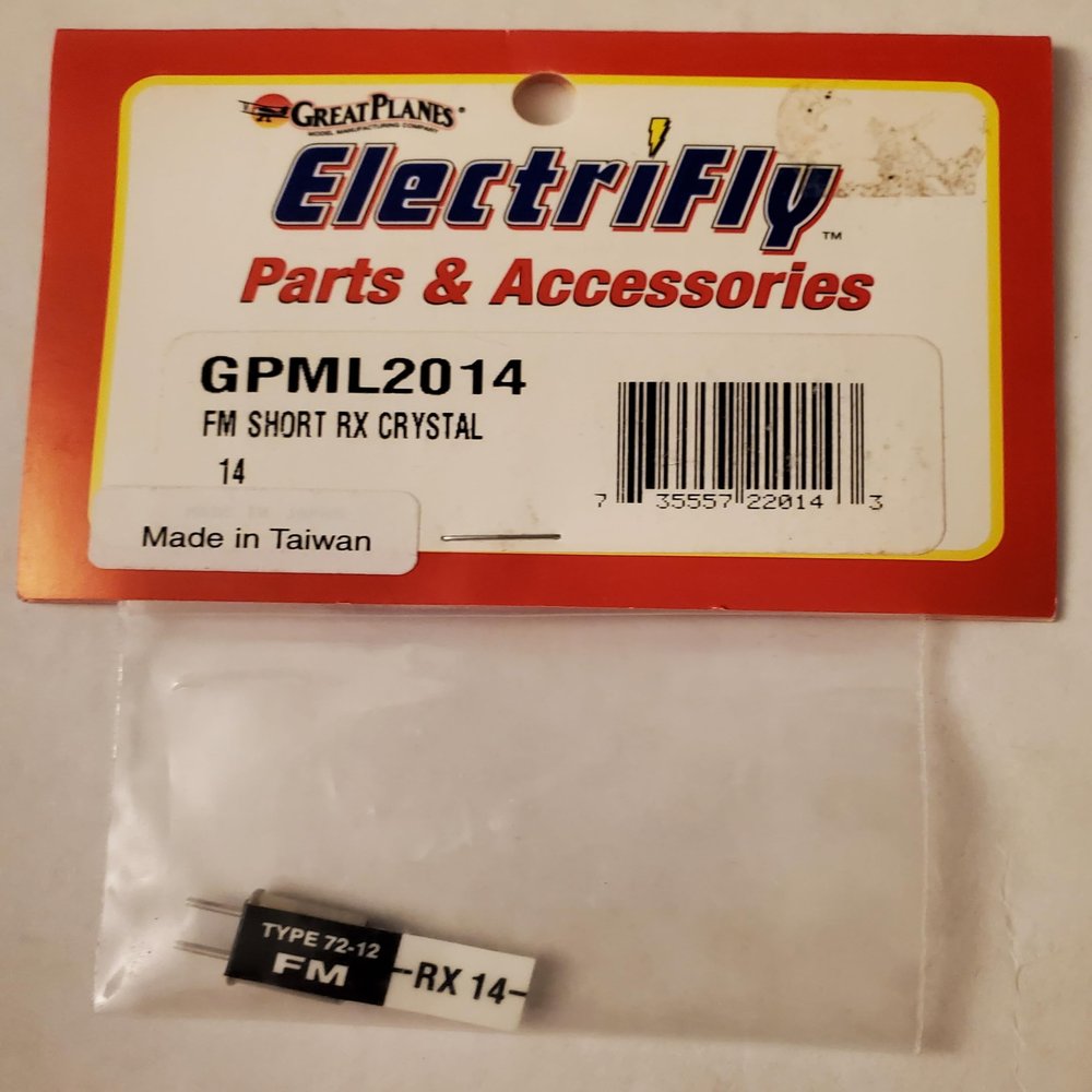 Great Planes Electrifly FM Short RX Crystal 14 72.070 GPML2014