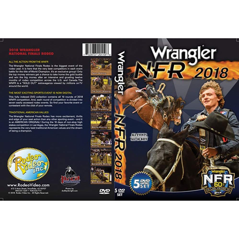 2018 Wrangler National Finals Rodeo - 5-DVD Set