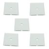 LITKO Heavy Duty Flight Bases, Square, 50mm, 3mm Clear (5) view 1