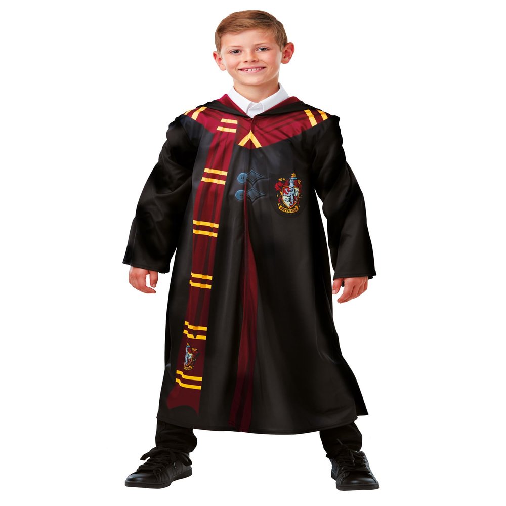 Rubies Official Harry Potter Gryffindor Printed Robe Costume, Childs Size Age 11-12 Years