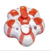 Swim Central Super Chill 6 Person Inflatable Island Float - 99" - Orange and White view 1
