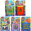 JA-RU Pocket Travel Toy Set (5 Toys) Kids Mini Handheld Games. Pinball Machine, Finger Basketball, Fishing Game, Magnetic Beard, & Small Tic Tac Toe. Party Favors. 3255-3258-3257-3205-3256p view 1