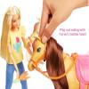 Barbie Playset and Chelsea Blonde Dolls, 2 Horses with Bobbling Heads and 15+ Toy Accessories That Include Corral Fencing, Feeding, Grooming, Nurturing and Horseback Riding Pieces, 3Y+ view 3