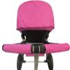 1 Pair of Colored Handlebar Armrest Conceal Covers Canvas Material to fit Bugaboo Baby Child Strollers (Pink) view 2