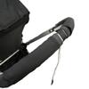 1 Pair of Colored Handlebar Armrest Conceal Covers Canvas Material to fit Bugaboo Baby Child Strollers (Black) view 1