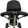 1 Pair of Colored Handlebar Armrest Conceal Covers Canvas Material to fit Bugaboo Baby Child Strollers (Black) view 2