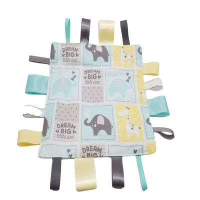 Dream Big Little One Words Tag and Crinkle Square