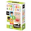 Headu IT23103 Emozioni e Azioni Flashcards Montessori Emotions and Actions, 3 view 1