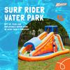 Banzai Surf Rider 17.5' L x 9.5' W x 7.9' H Inflatable Water Park with Waterslide, Pool, and Sprinklers view 2